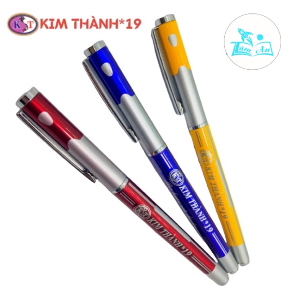 Bút máy luyện chữ Kim Thành 19- Bút mực học sinh ngòi mài bơm pittong